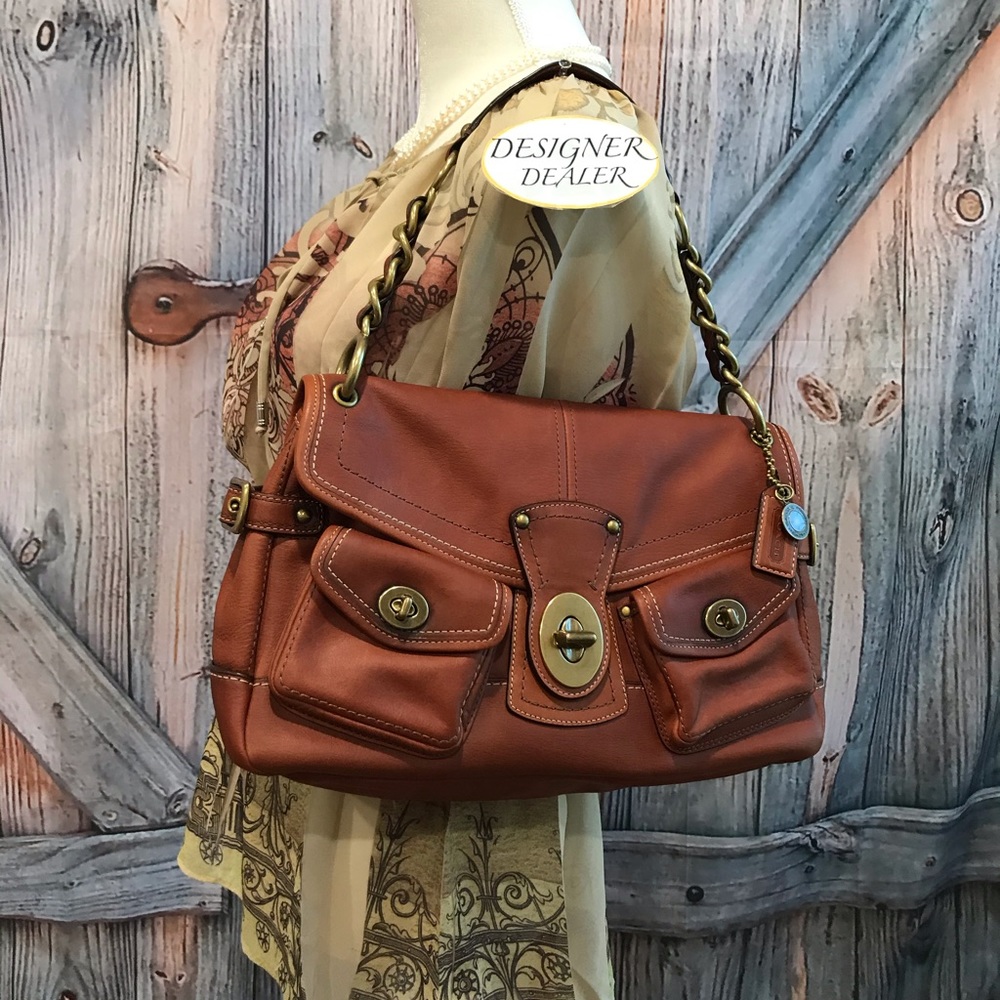 COACH Legacy Leather Leigh Shoulder Bag 11128 EUC!